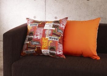 cushion, a cushion, fabric sofa, orange color, interior, cushion, cushion, cushion, cushion, cushion